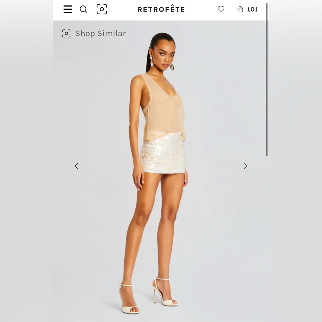 Retrofte Arwen Sequin Skirt